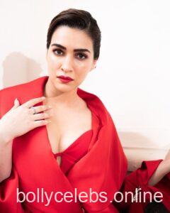 kriti sanon hot in red